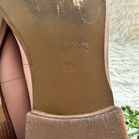 Madewell The Frances Leather Loafer in Pink Oyster Slip On Comfy Size 8.5 - Picture 10 of 11